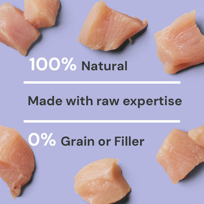 Weaning Paste Raw Chicken 500g: 100% Natural, Made with raw expertise, No Grain or Filler.