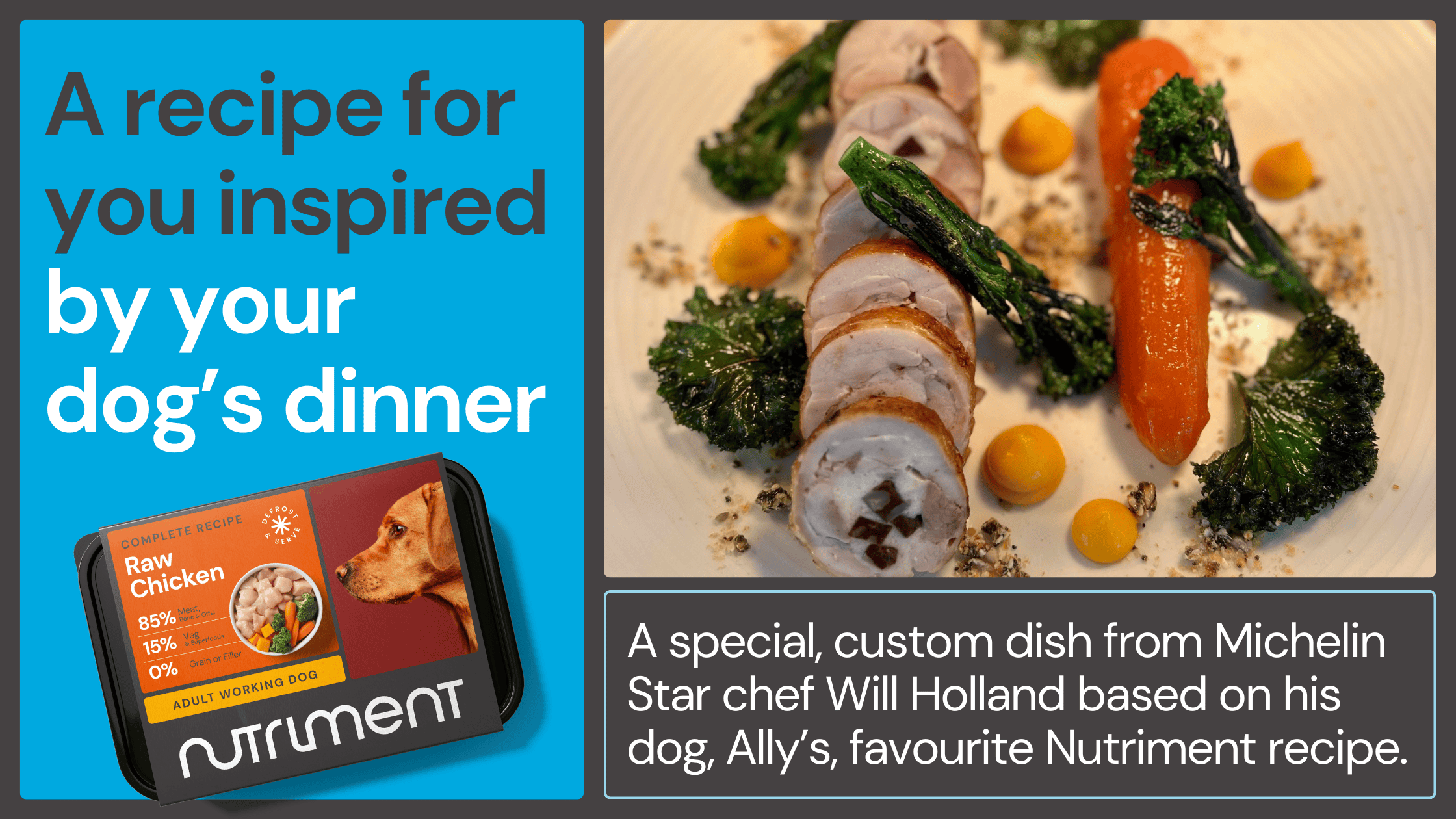 A recipe for you inspired by your dog's dinner